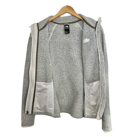 The North Face Crescent Sunset Full Zip Fleece Jacket Button Detail Size Medium - Picture 9 of 15